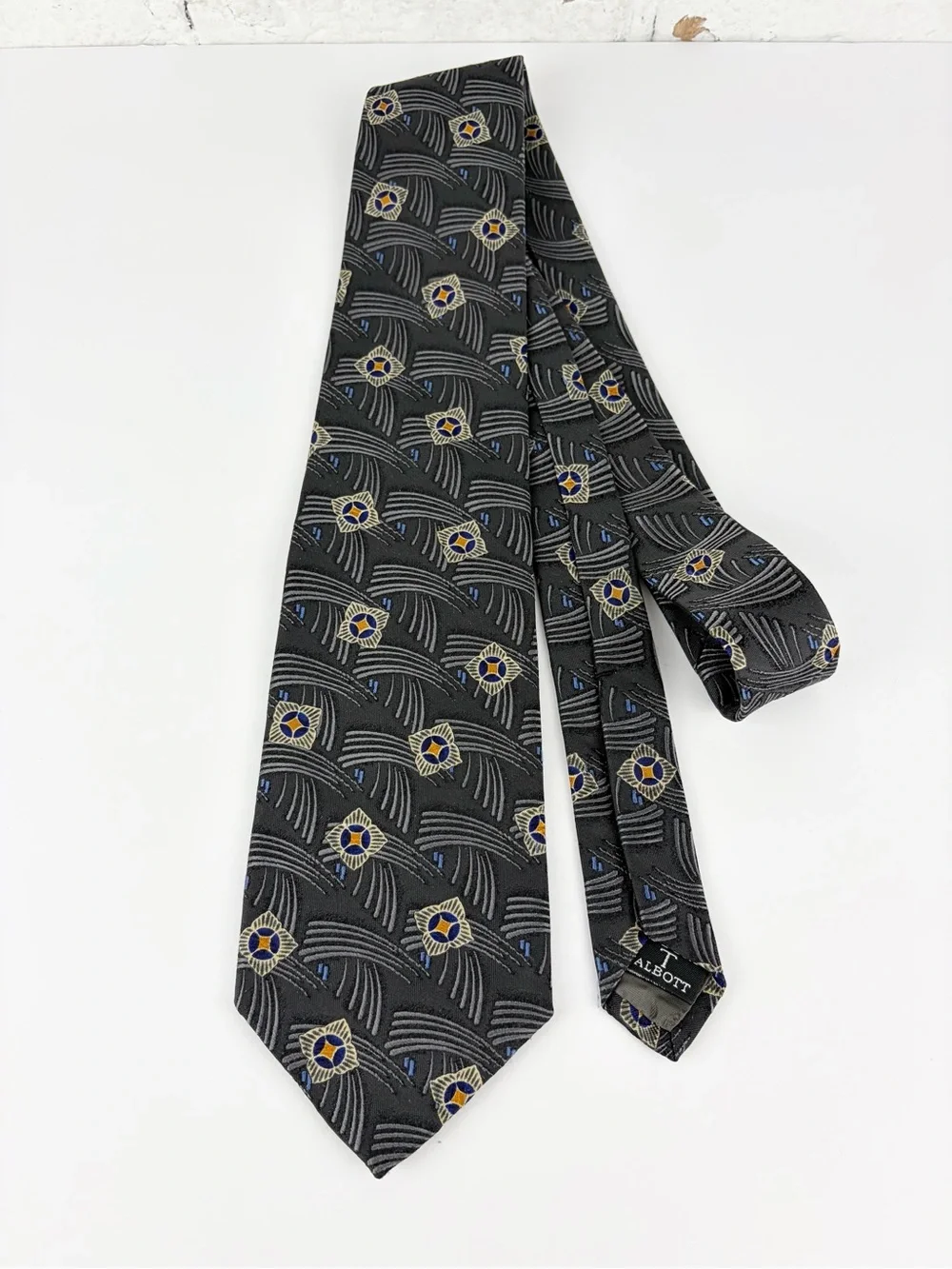 Robert Talbott Grey Handsewn Silk Best Of Class Mens Necktie